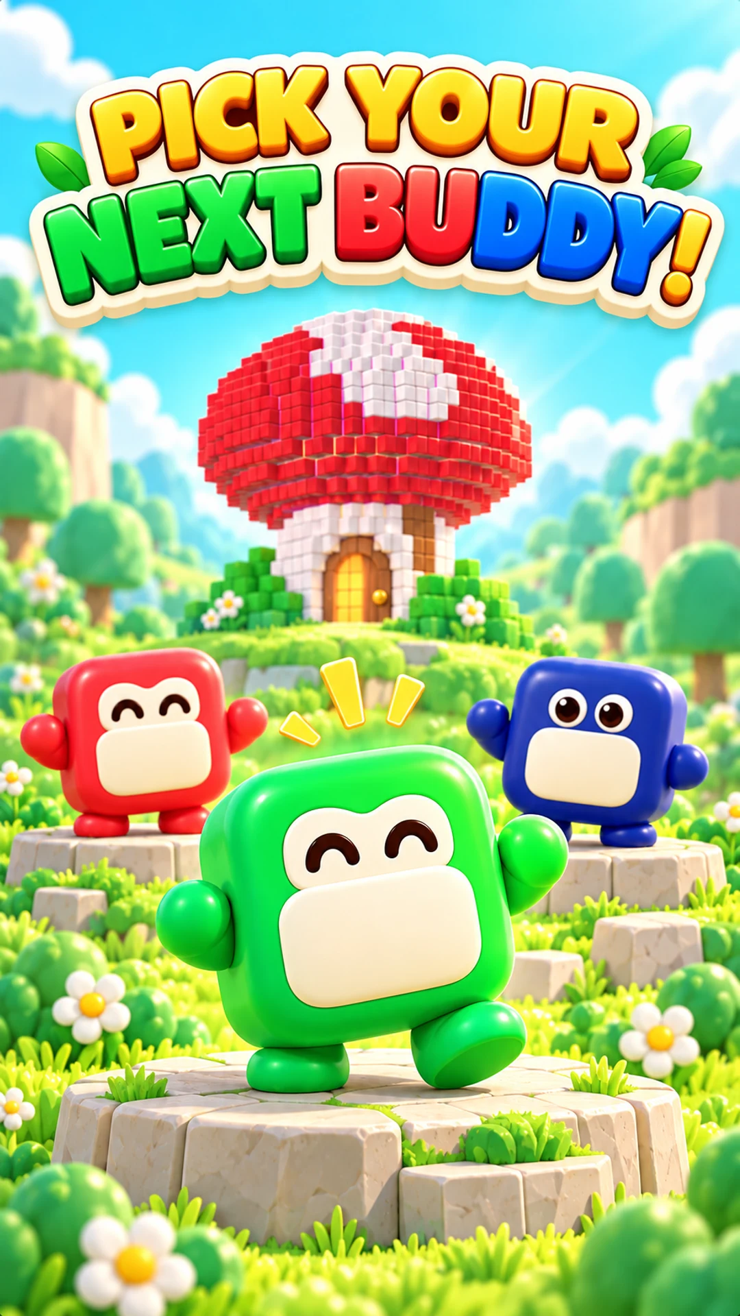 Pick your next buddy: the green buddy steps forward
